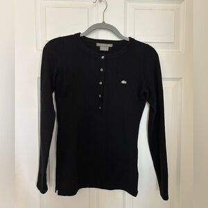 Lacoste 100% cashmere henley